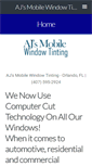 Mobile Screenshot of mobilewindowtintorlando.com